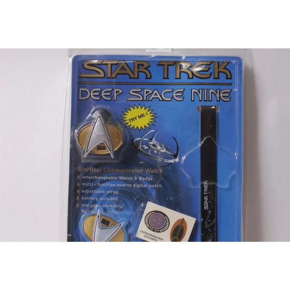 1994 Star Trek Deep Space Nine Starfleet Communicator Watch ~ 260806-WH 528